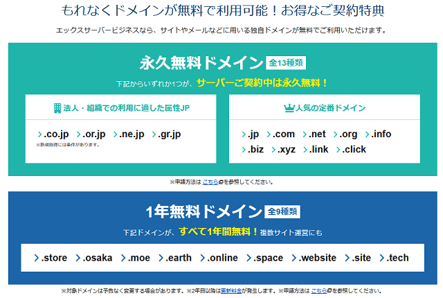 独自ドメインと独自SSL が一生無料!